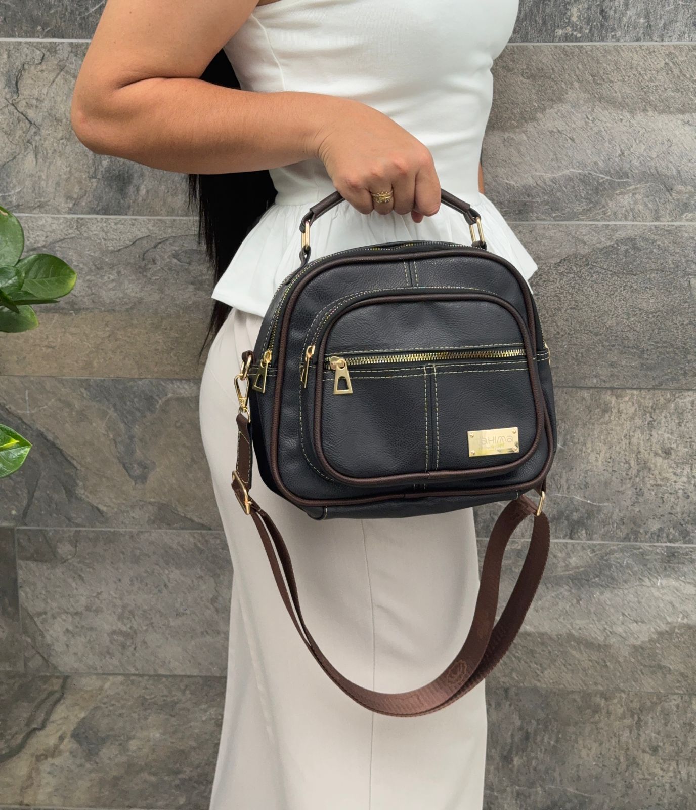 BOLSO PREMIUM TIPO BANDOLERA + CAJA