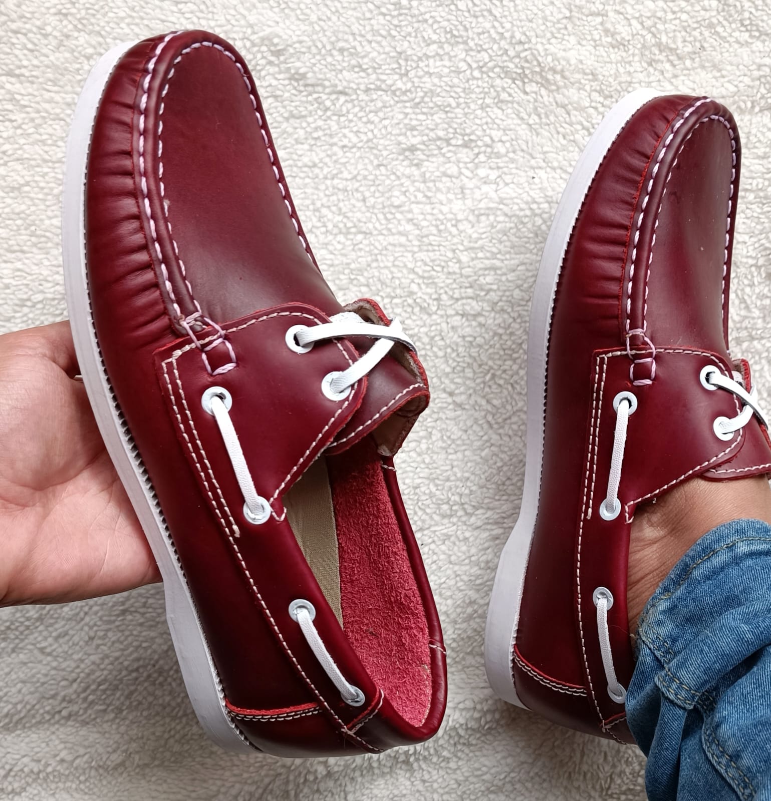 Calzado apache para caballero CUERO