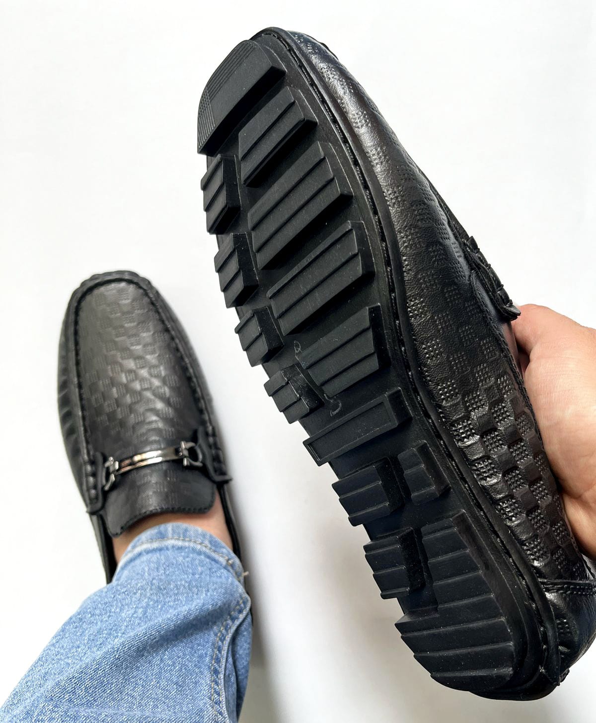 Mocasines caballero 201-1 negro rep bcs