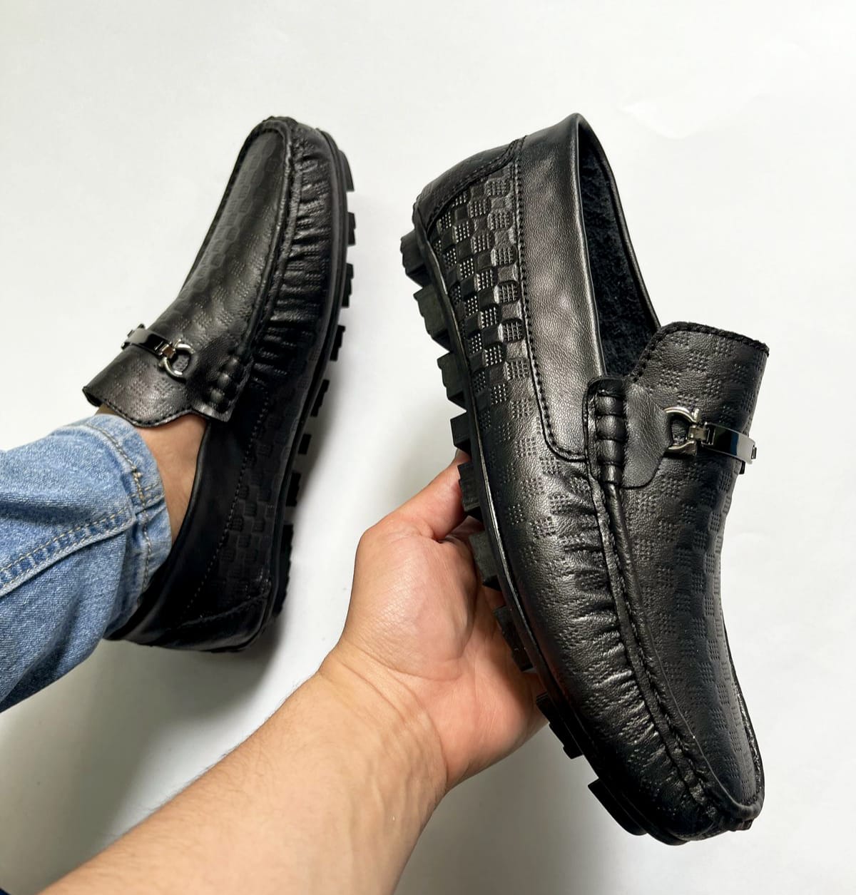 Mocasines caballero 201-1 negro rep bcs